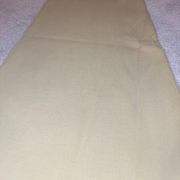 NWT WeWoreWhat Viscose Nylon Halter Neck Midi Dress in Tan Size S - Picture 10 of 11